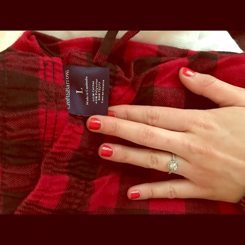 Men's L buffalo check pajamas NWT *updated*